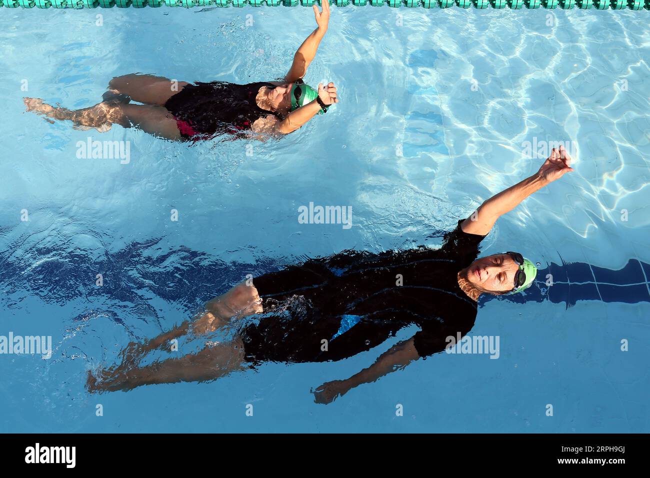 191103 -- ALESSANDRIA, 3 novembre 2019 -- anziani nuotatori egiziani nuotano ad Alessandria, Egitto, il 31 ottobre 2019. Masters nuoto, un'attività ricreativa in rapida crescita, è una classe speciale di nuoto competitivo per i nuotatori di età pari o superiore a 25 anni. In Egitto, Masters nuoto è iniziato dai primi anni '2000, e si sta diffondendo in particolare negli ultimi anni. PER ANDARE CON caratteristiche: Anziani nuotatori egiziani Masters dimostrano che l'età è solo un numero SPEGYPT-ALESSANDRIA-ANZIANI NUOTATORI MAESTRI AhmedxGomaa PUBLICATIONxNOTxINxCHN Foto Stock