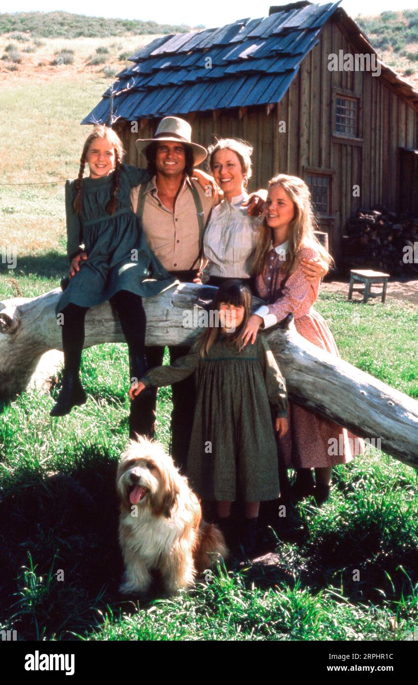 LITTLE HOUSE on the PRAIRIE Michael Landon Melissa Gilbert Foto Stock