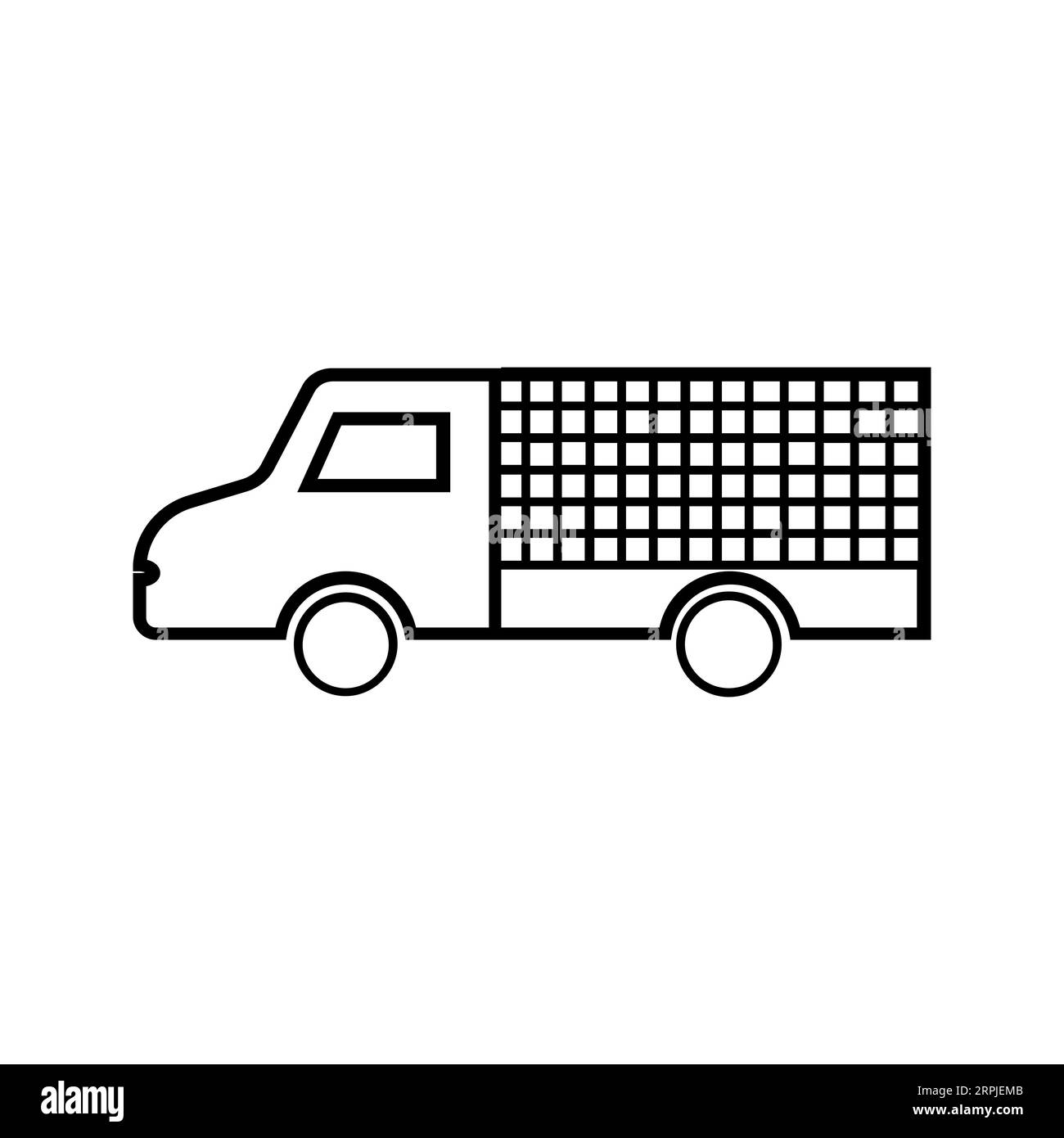 Icona TRANSPORT Editable (TRASPORTO modificabile) e Resizeable Vector (vettore ridimensionabile) Illustrazione Vettoriale