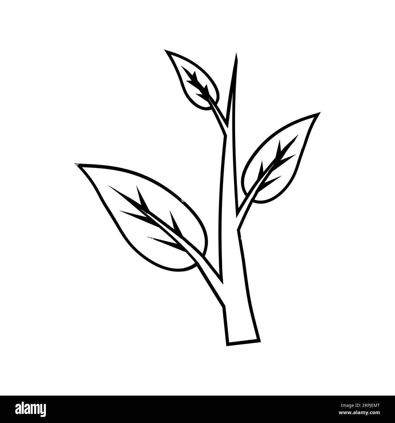 Icona vettore modificabile e ridimensionabile BASATA SU IMPIANTO Illustrazione Vettoriale