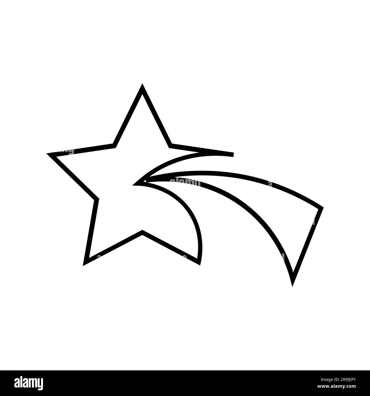 Icona STAR Editable e Resizeable Vector Illustrazione Vettoriale