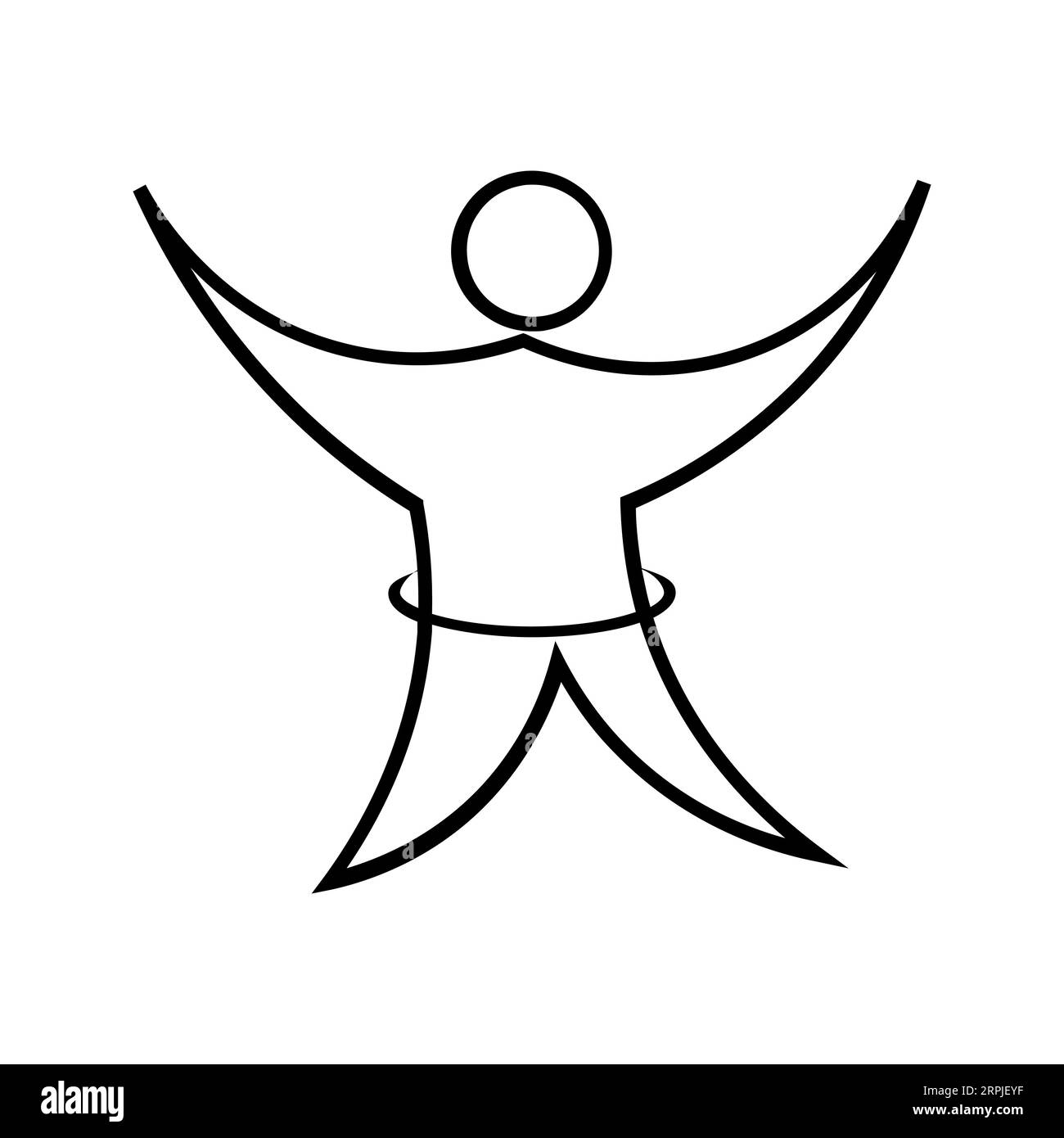 Icona LIFE Editable e Resizeable Vector Illustrazione Vettoriale