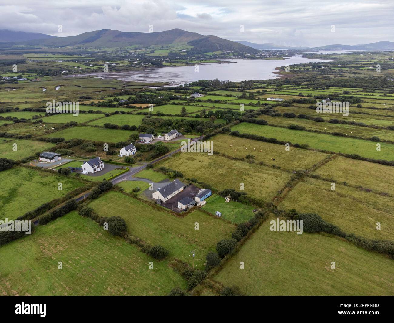 Castlequin Loop Walk, Cahersiveen, Irlanda, Regno Unito Foto Stock