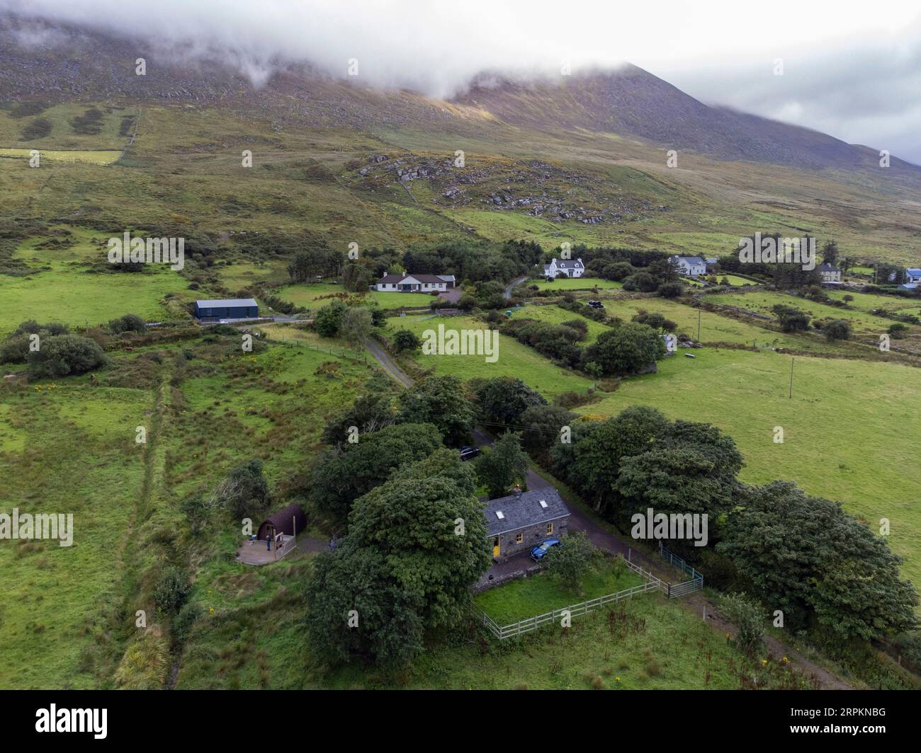 Castlequin Loop Walk, Cahersiveen, Irlanda, Regno Unito Foto Stock