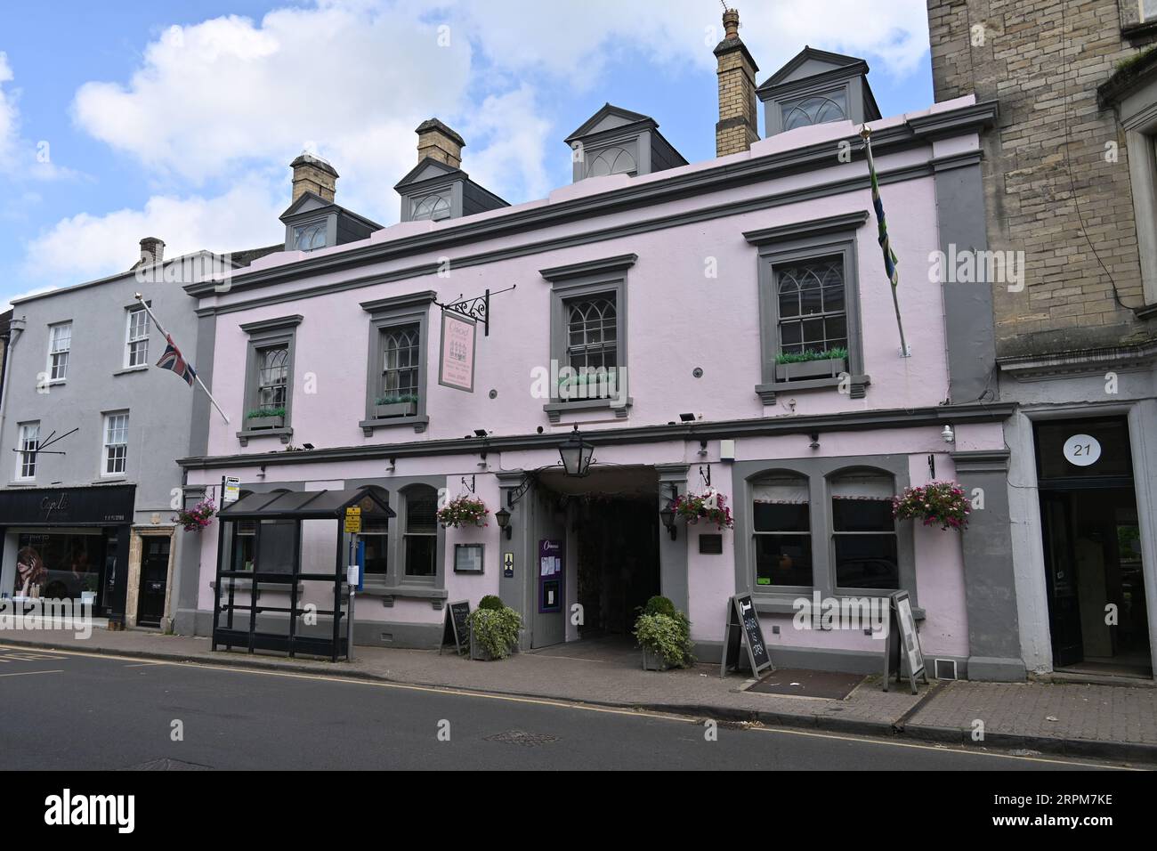 The Ormond at Tetbury, un ex locanda di carrozze ora un hotel, Long Street, Tetbury, Gloucestershire Foto Stock