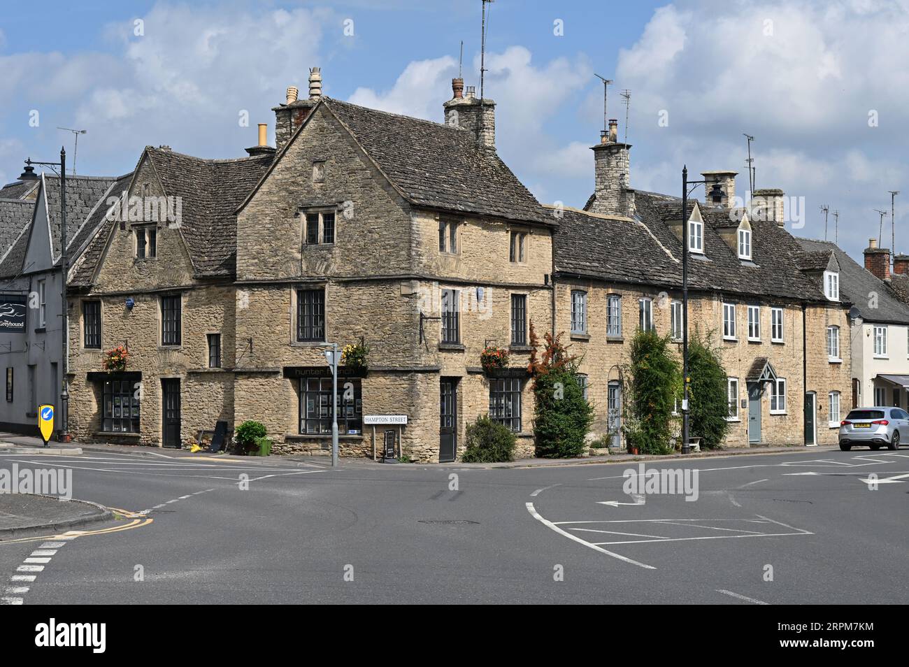 Hunter French Estate Agents, Hampton Street, Tetbury, Gloucestershire Foto Stock