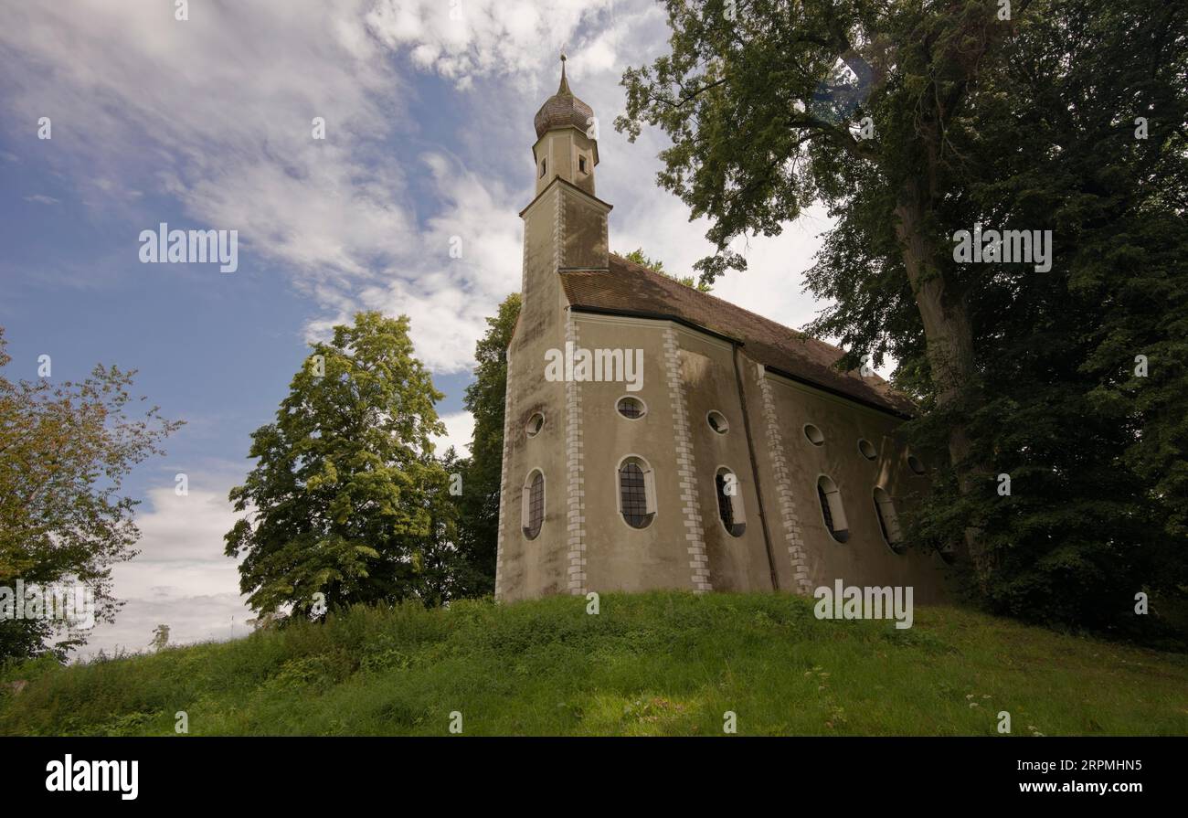 Herrnrast, cappella di pellegrinaggio, Pfaffenhofen, Pfaffenhofen an der ILM, Baviera, alta Baviera, Germania Foto Stock