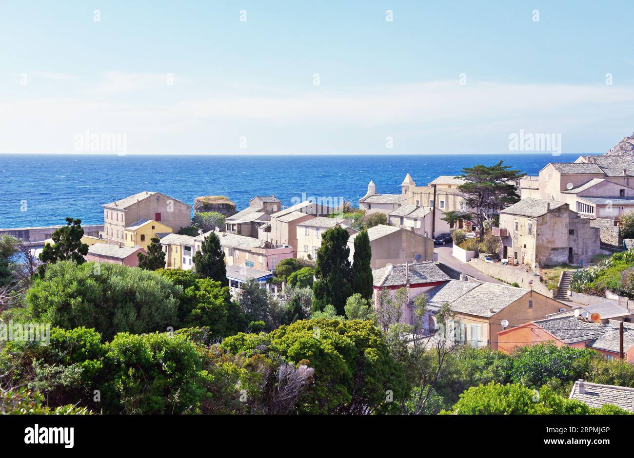 Villaggio Centuri, Francia, Corsica, Cap Corse, Centuri Foto Stock