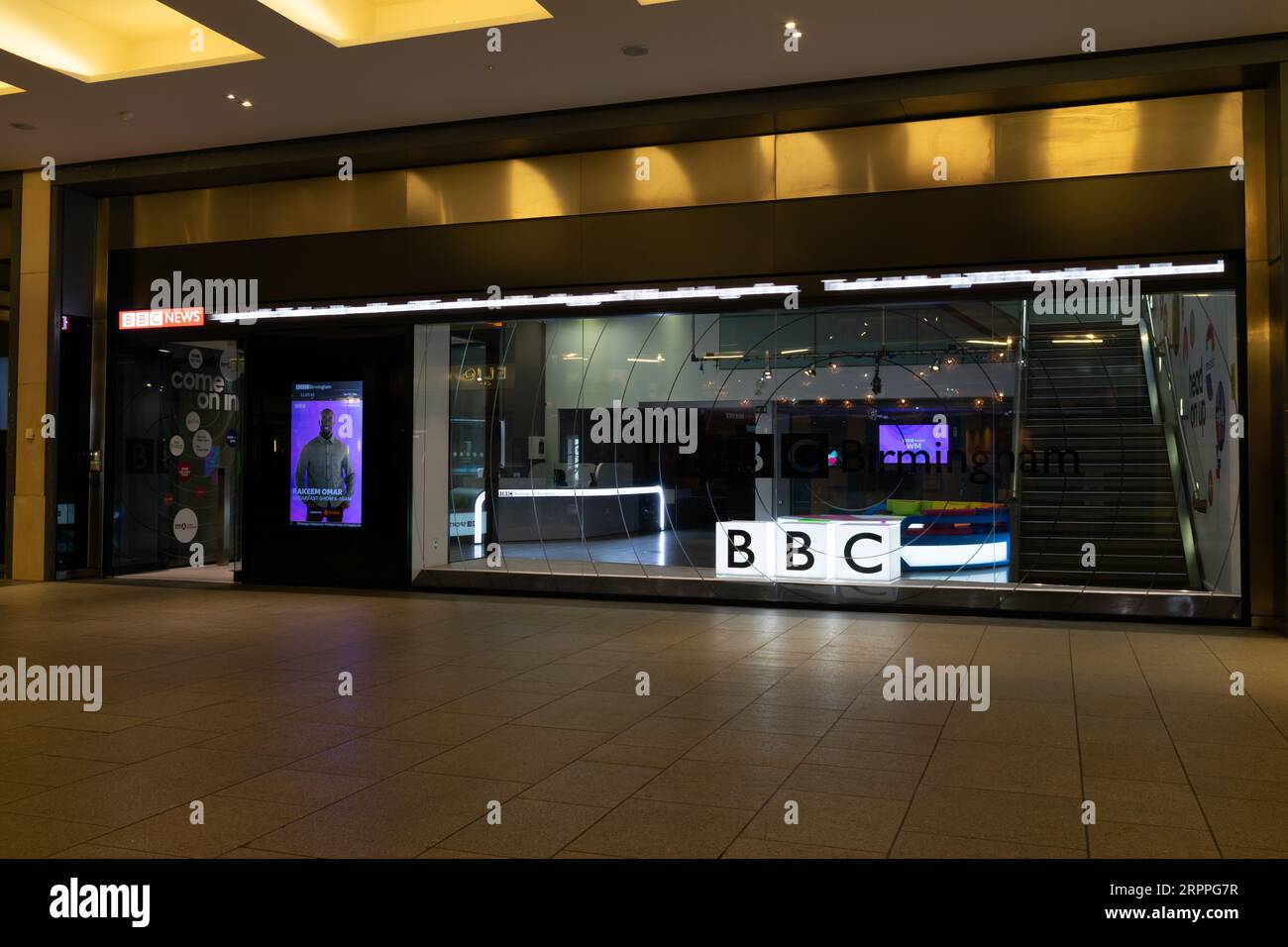 BBC Birmingham, centro commerciale Mailbox. REGNO UNITO Foto Stock