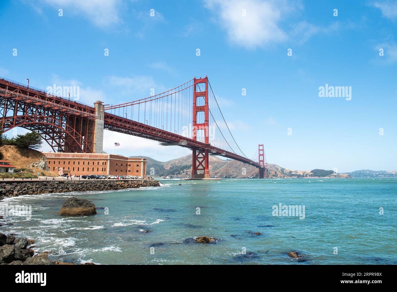 Golden Gate Bridge, San Francisco, Califiornia Foto Stock