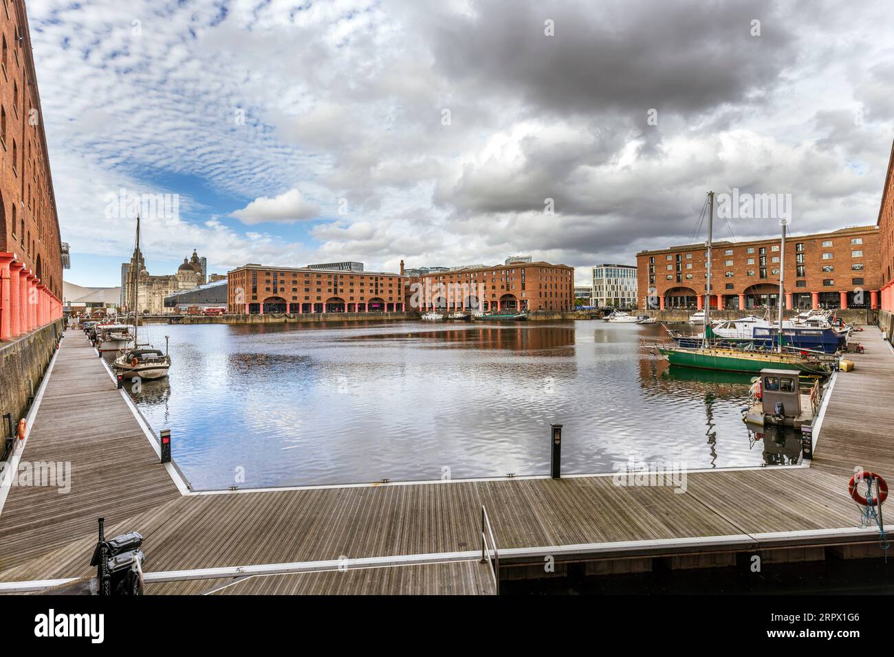 Royal Albert Dock, Liverpool, Inghilterra Foto Stock