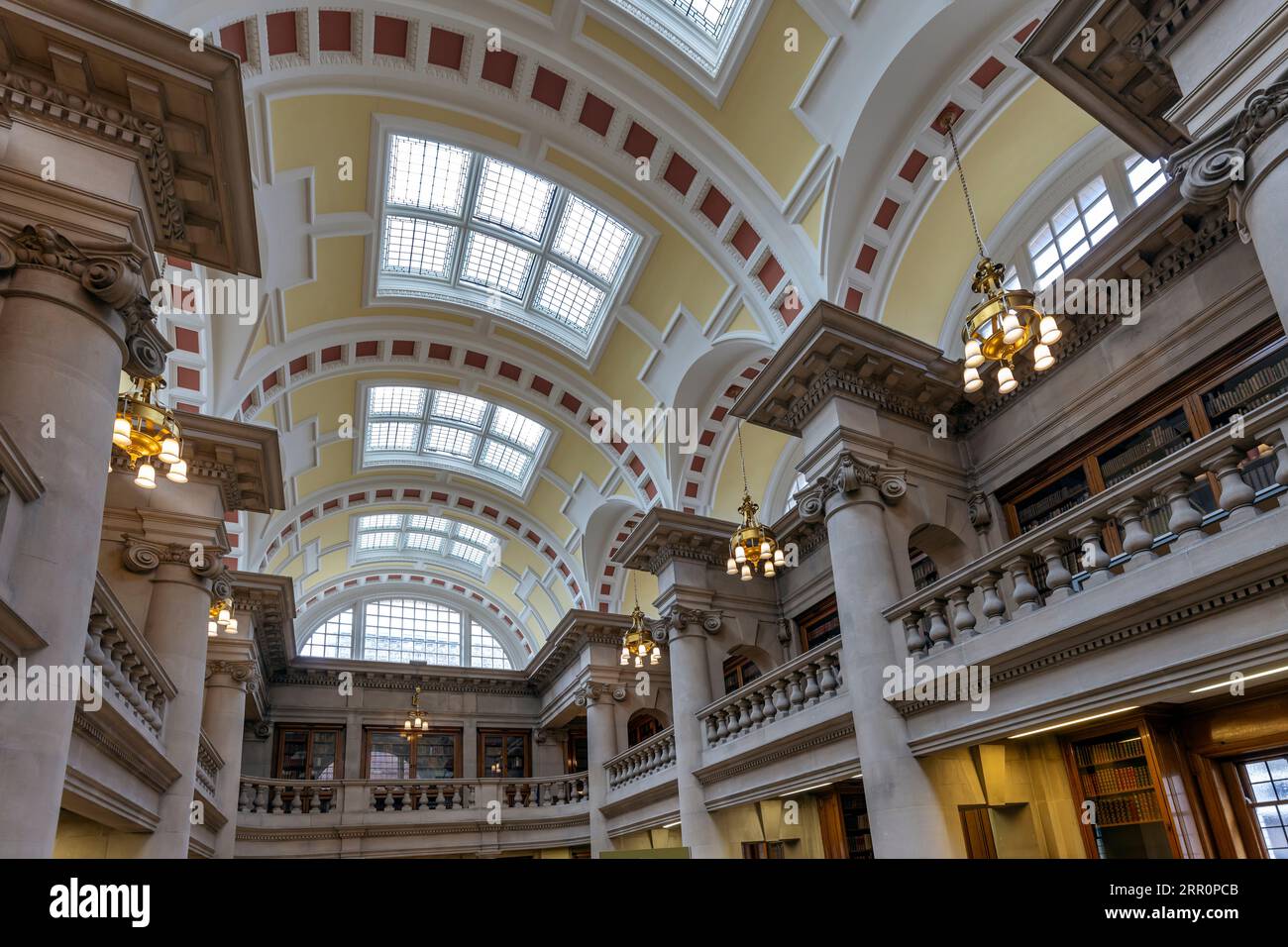 Hornby Library, Liverpool Central Library, Inghilterra, Regno Unito Foto Stock