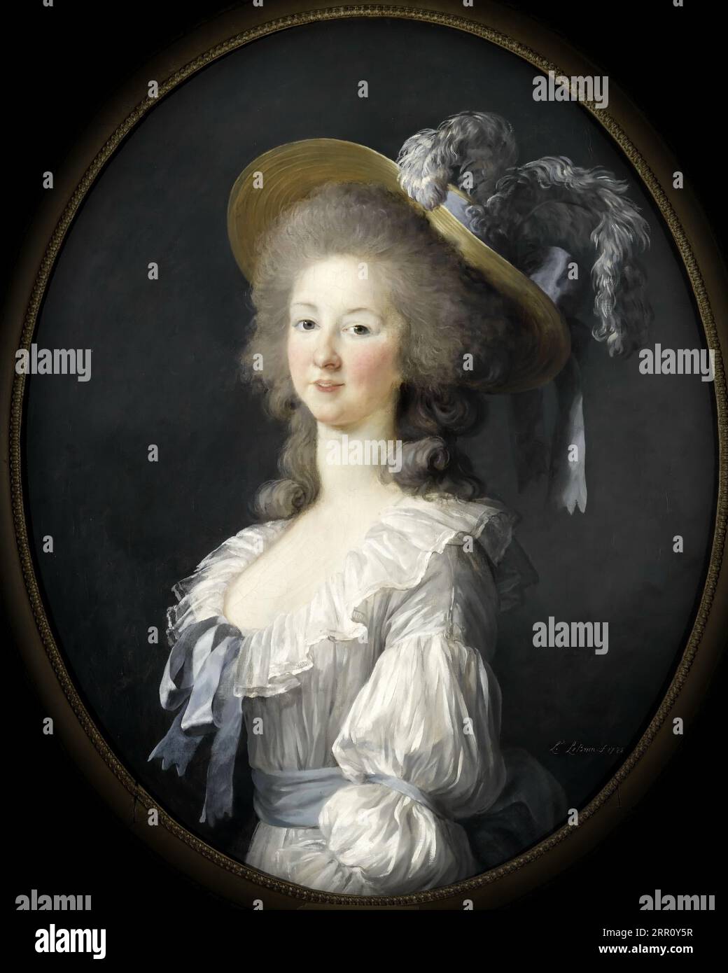 Vigée-Lebrun, Elisabeth-Louise -- Marie-Thérèse-Louise de Savoie-Carignan, princesse de Lamballe 1782 Foto Stock