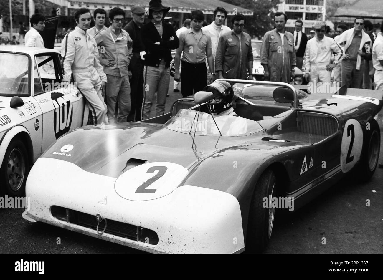 55° targa Florio 1971 - Andrea De Adamich # 2 Alfa Romeo 33/3 Foto Stock