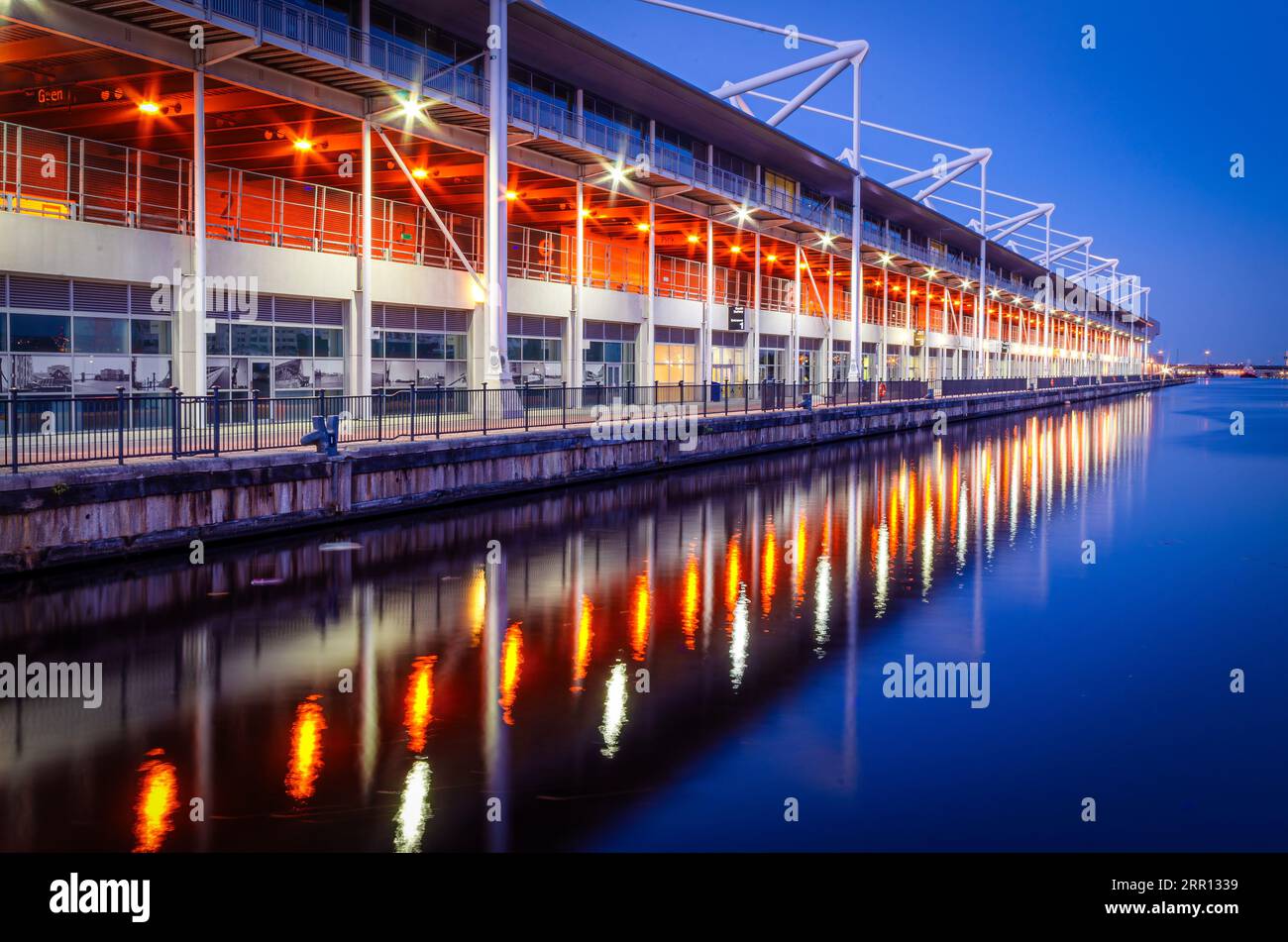 Excel London è un centro fieristico e congressi internazionale situato nella zona Custom House di Newham, nella zona est di Londra. Si trova su un sito di 100 acri Foto Stock