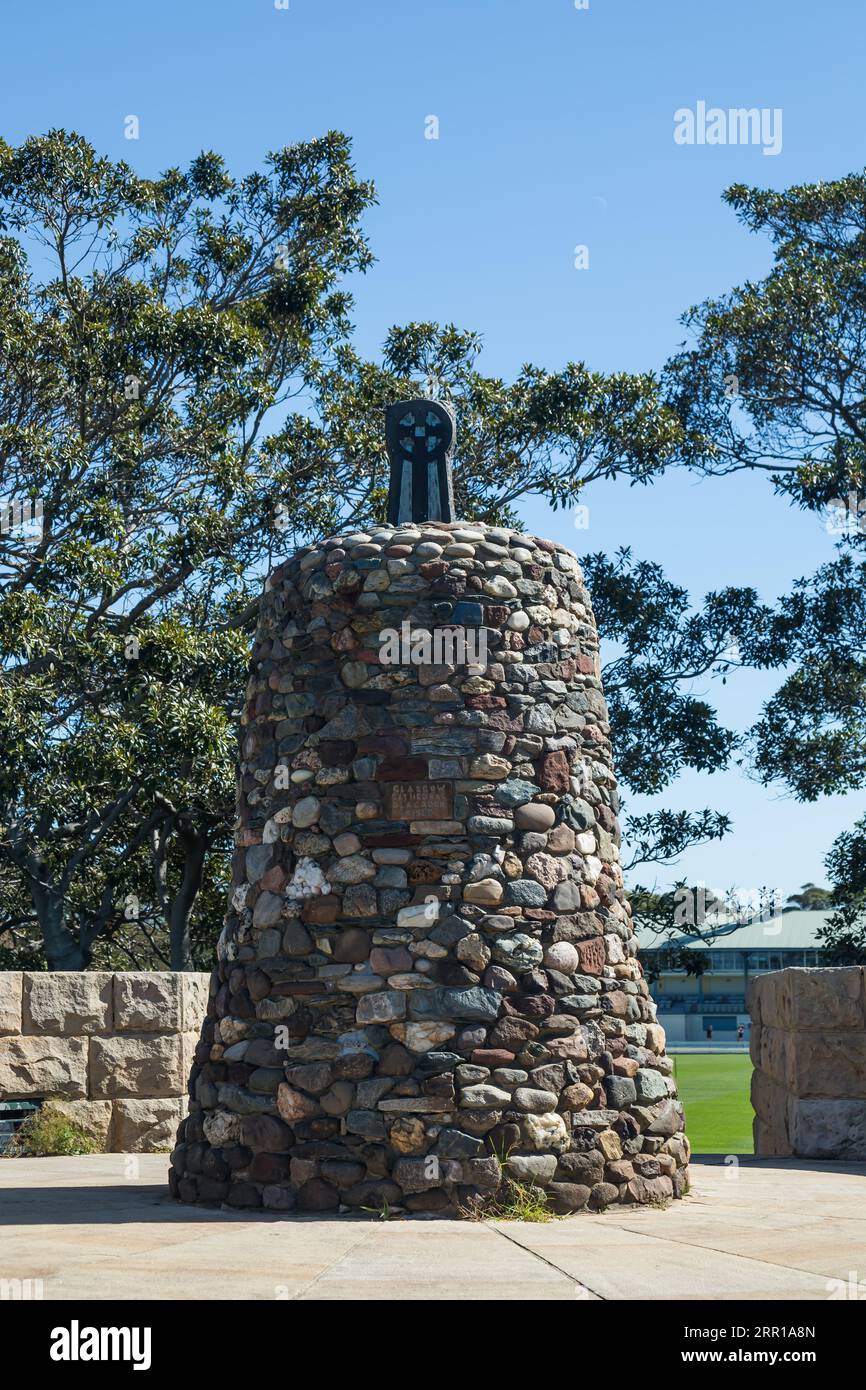 Headland Park, Mosman è composto da tre quartieri che si affacciano sul porto di Sydney, sulla Chowder Bay/Georges Heights e sulla Middle Head. Precedentemente sede del 6D. Foto Stock