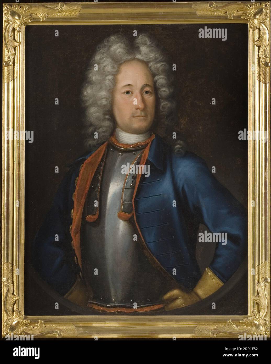 Ritratto di Olof Strömstierna 1715 di Johann Heinrich Wedekind Foto Stock