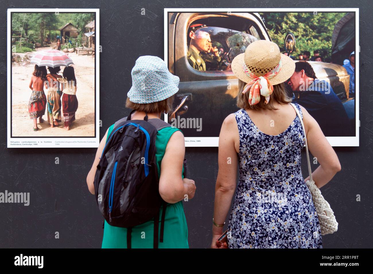 La Gacilly, mostra fotografica esterna ,2023 Foto Stock