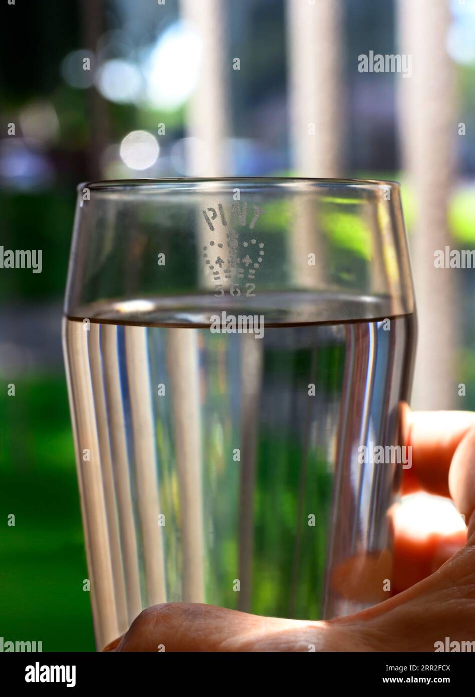 Pinta d'acqua Foto Stock