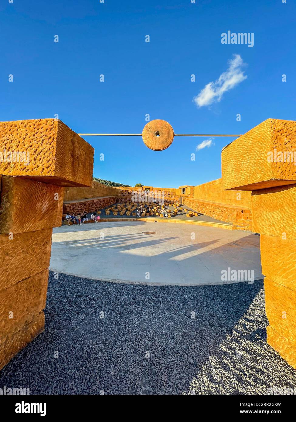 Italia, Sicilia, Santo Stefano Quisquina, Teatro Andromeda Foto Stock