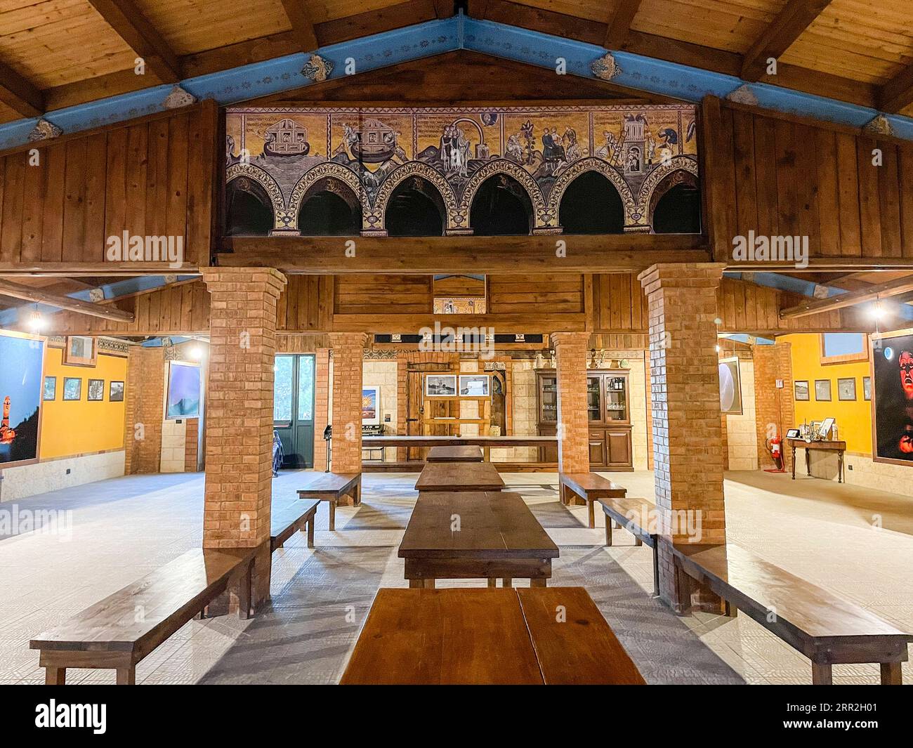 Italia, Sicilia, Santo Stefano Quisquina, Teatro Andromeda Foto Stock