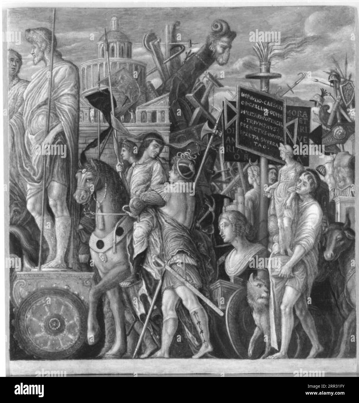Trionfi di Cesare i tra il 1585 e il 1614 di Ludovico Dondi Foto Stock