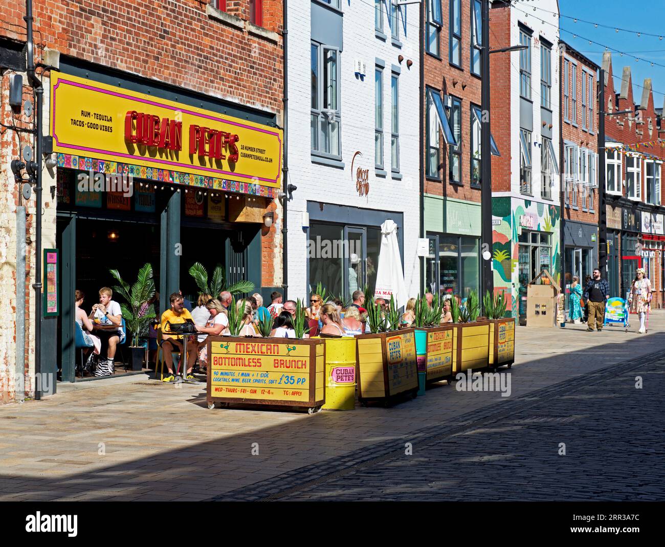 Humber Street a Hull, Humberside, East Yorkshire, Inghilterra Regno Unito Foto Stock