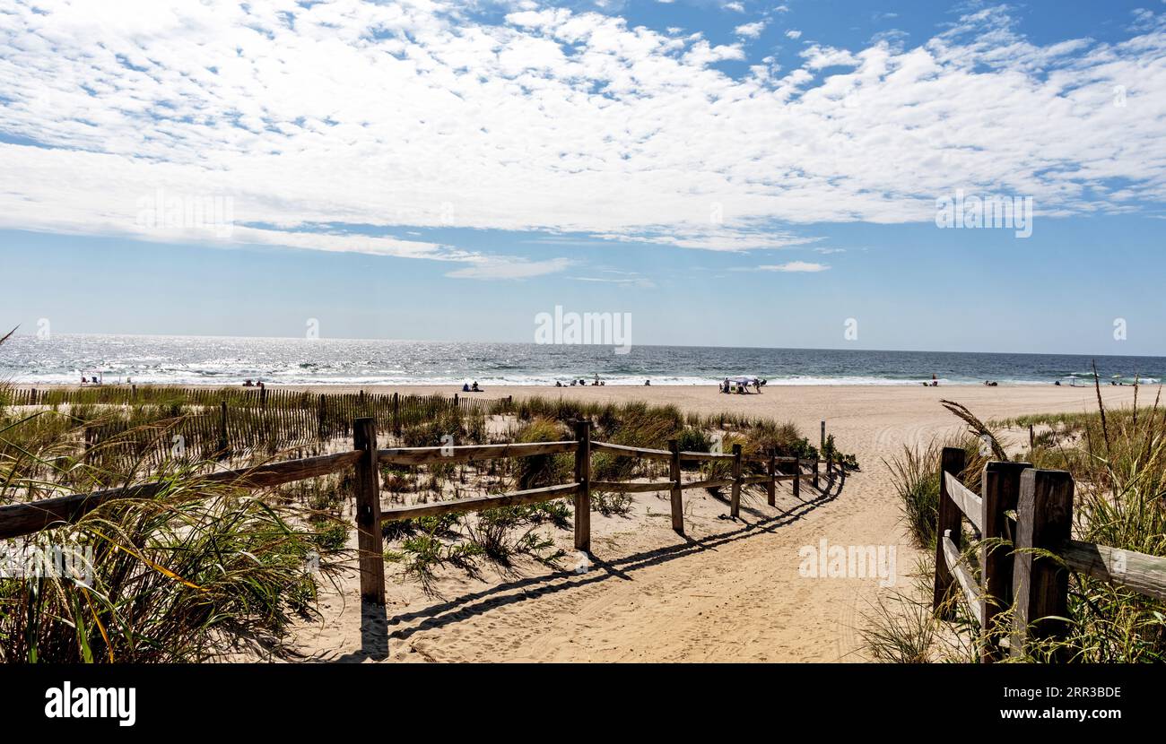The Beach on Long Beach Island New Jersey USA Foto Stock