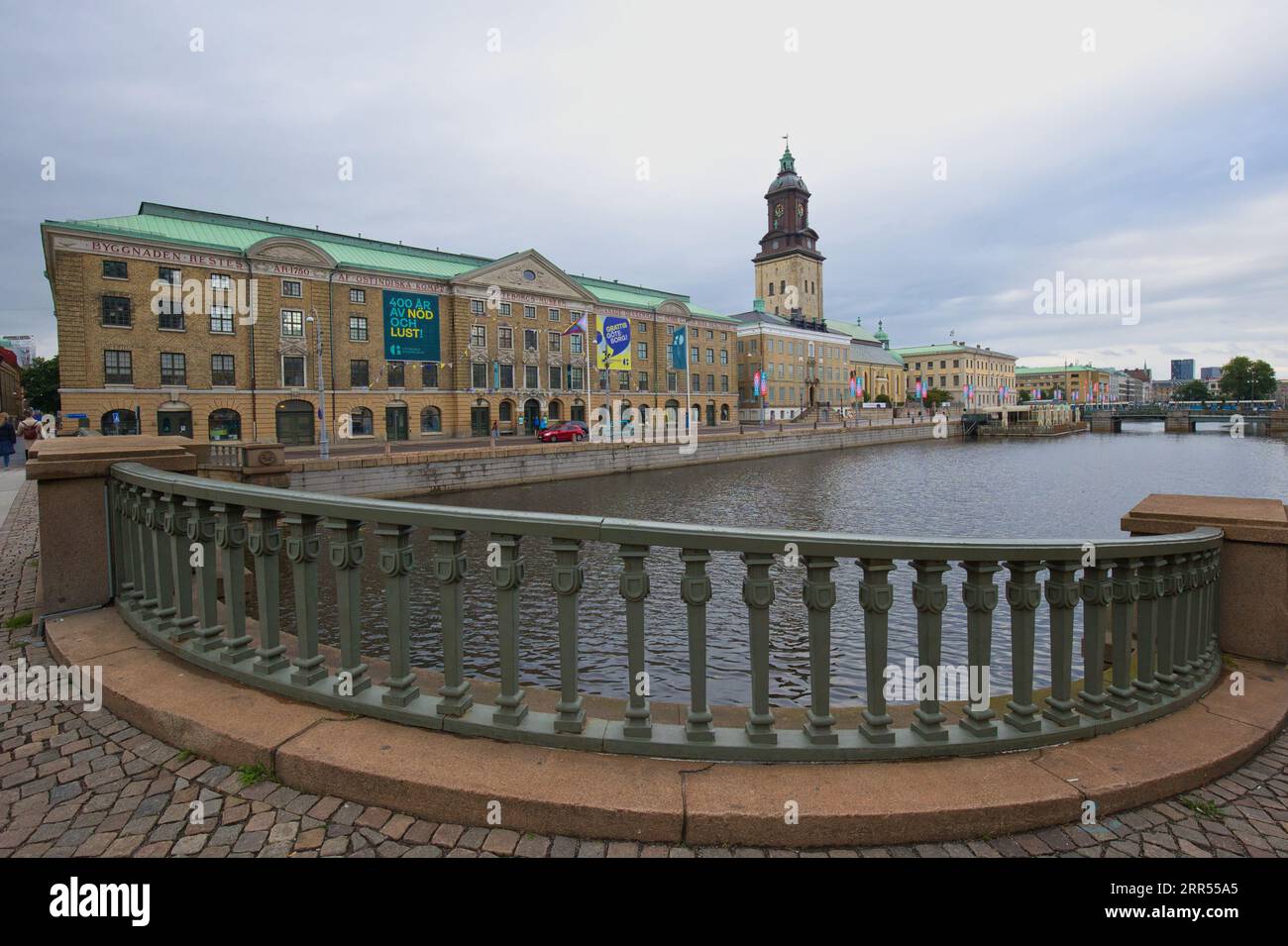 Svezia, Gothenburg - 5 luglio 2023: Vista da Västra Hamngatan al Museo di Gothenburg. Foto Stock