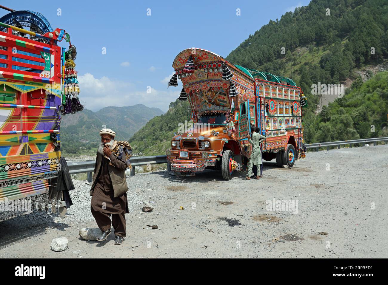 SWAT Valley in Pakistan Foto Stock