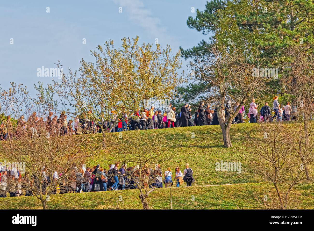 Marija Bistrica - via Crucis Foto Stock