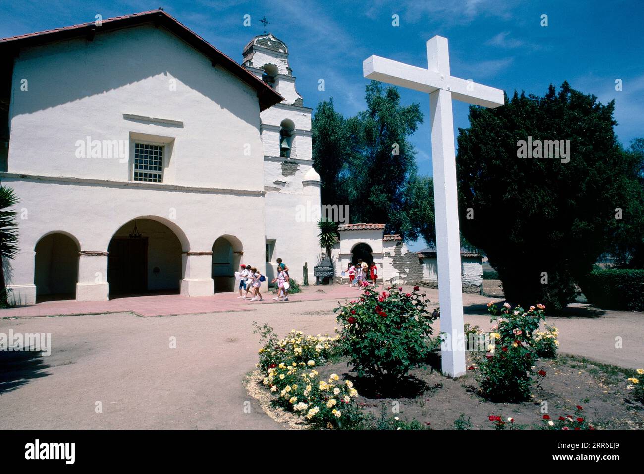 San Juan Bautista Mission (1797), San Juan Bautista, San Benito County, California Foto Stock