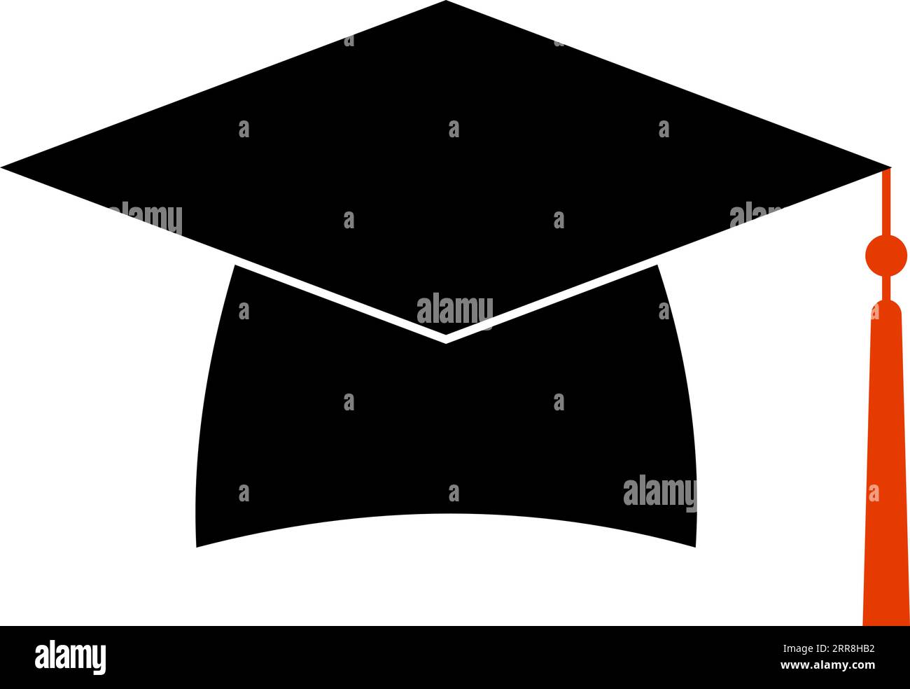 Complimenti laurea 2022 cappello per la laurea degli studenti berretto accademico quadrato Illustrazione Vettoriale