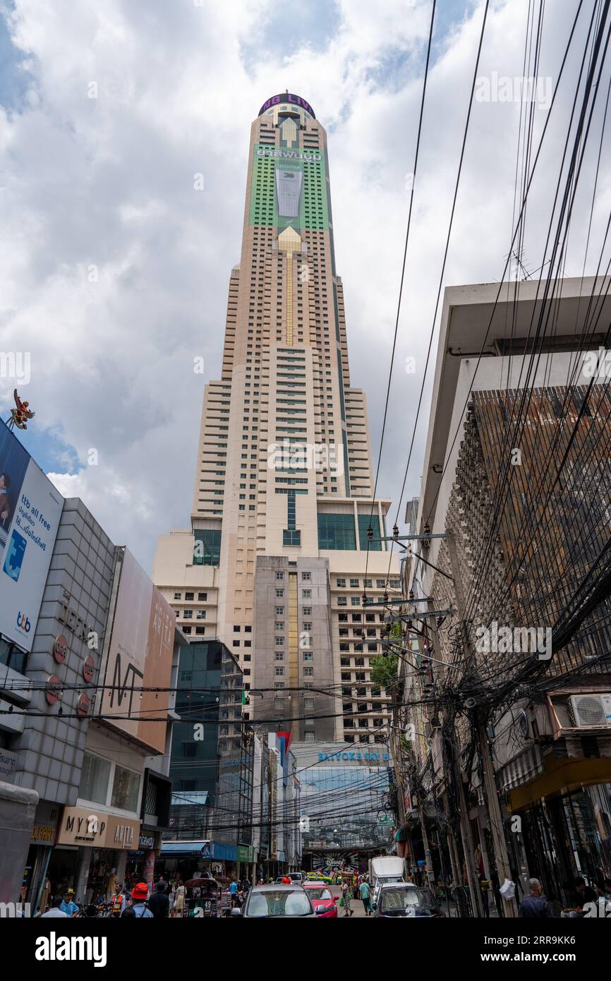 La Torre Baiyoke di Bangkok in Thailandia e Asia Foto Stock