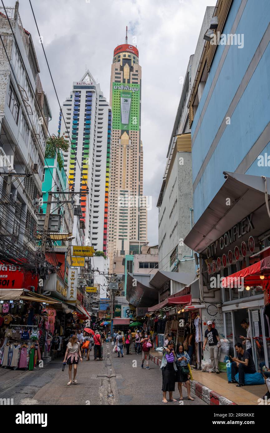 La Torre Baiyoke di Bangkok in Thailandia e Asia Foto Stock