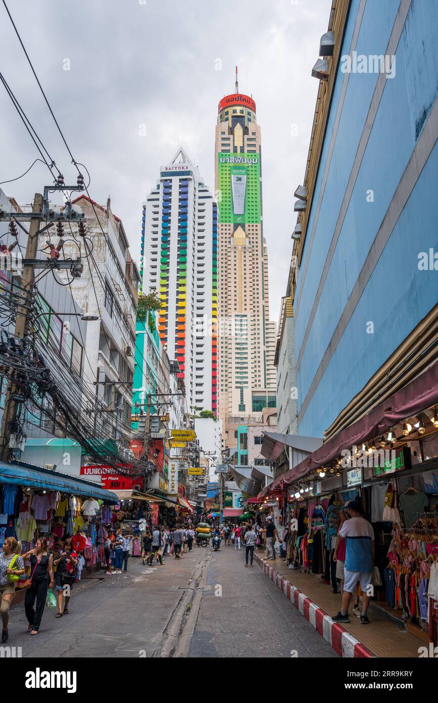 La Torre Baiyoke di Bangkok in Thailandia e Asia Foto Stock