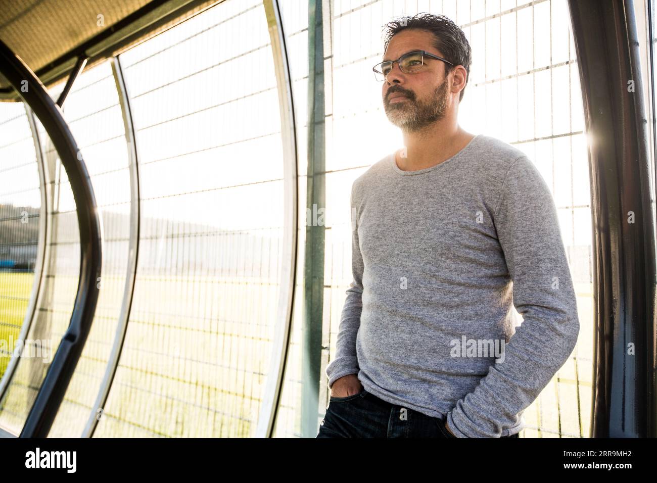 L'allenatore di calcio David Wagner fotografò a Huddersfield nel 2016 Foto Stock