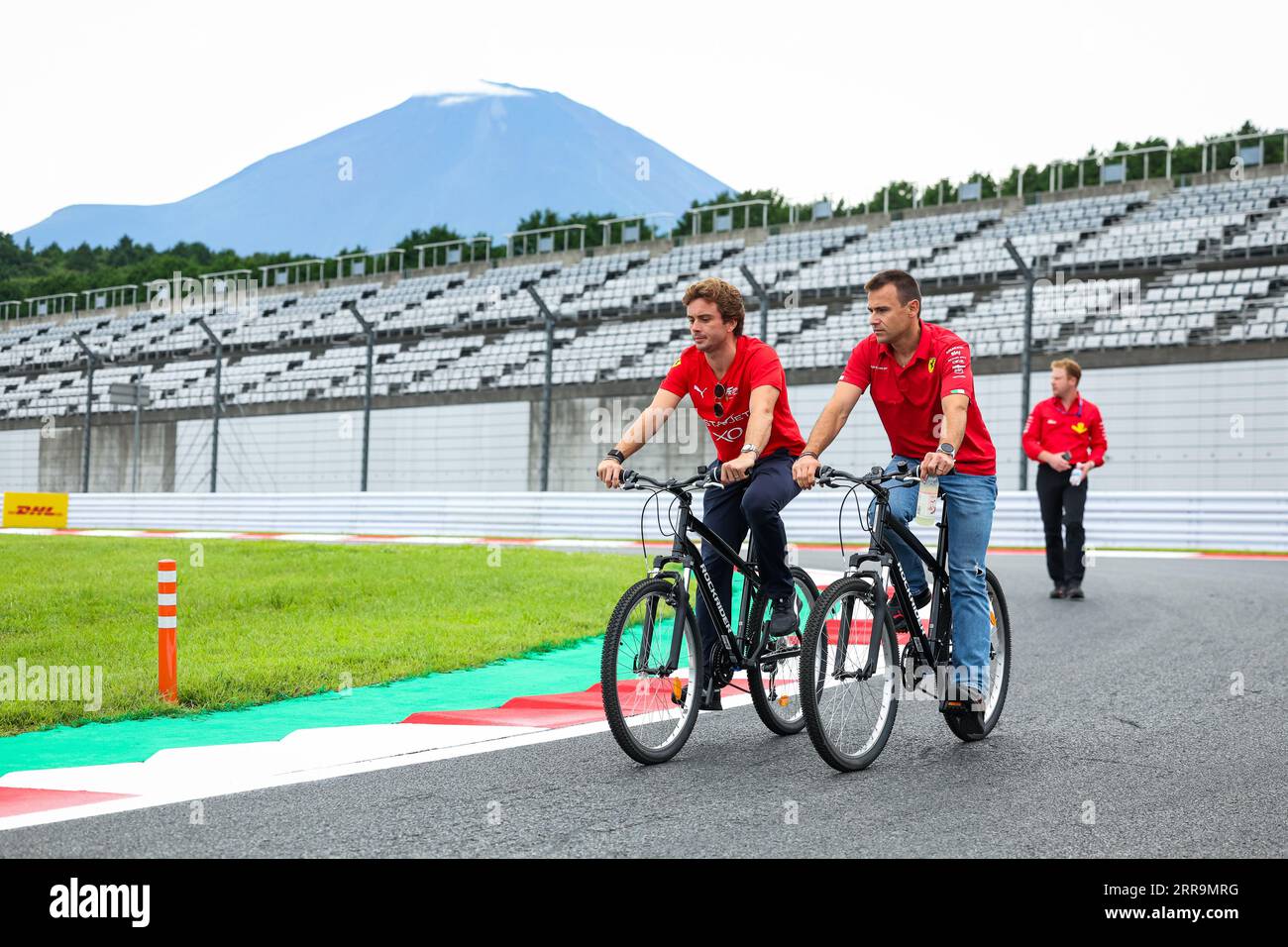 Oyama, Giappone, 07/09/2023, RIGON Davide (ita), AF Corse, Ferrari 488 GTE Evo, ritratto durante la 6 ore di Fuji 2023, 6° round del FIA World Endurance Championship 2023, dal 7 al 10 settembre 2023 sul Fuji Speedway, a Oyama, in Giappone Foto Stock