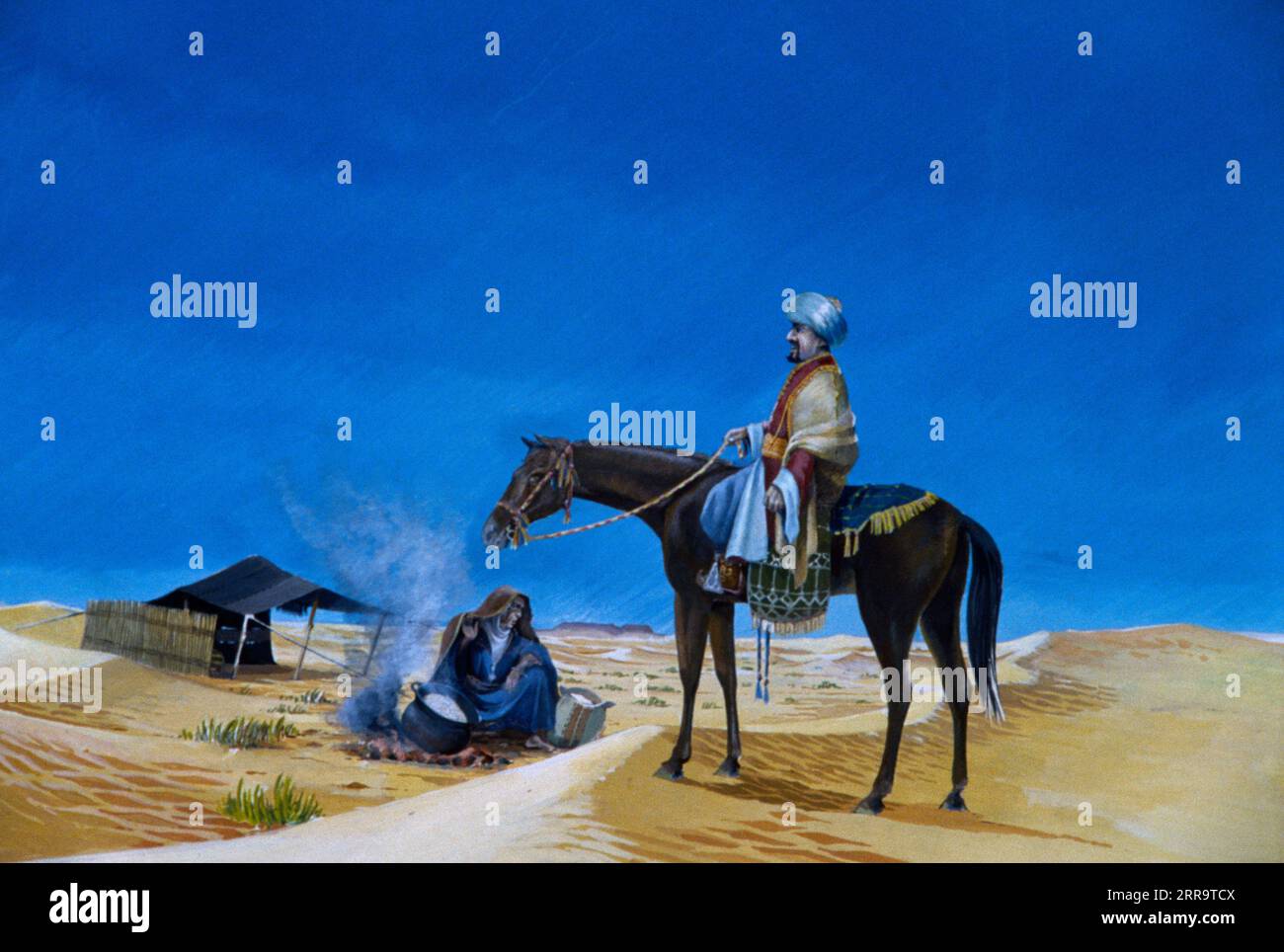 Beduina storie di arabi da racconti orientale Foto Stock