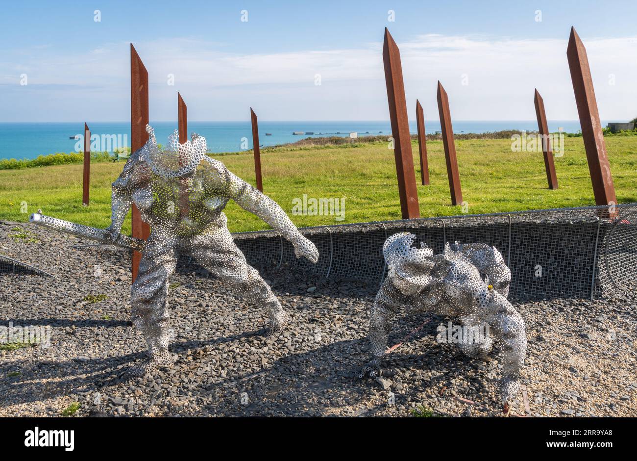 Giardino del D-Day 75 - le Jardin du souvenir Foto Stock