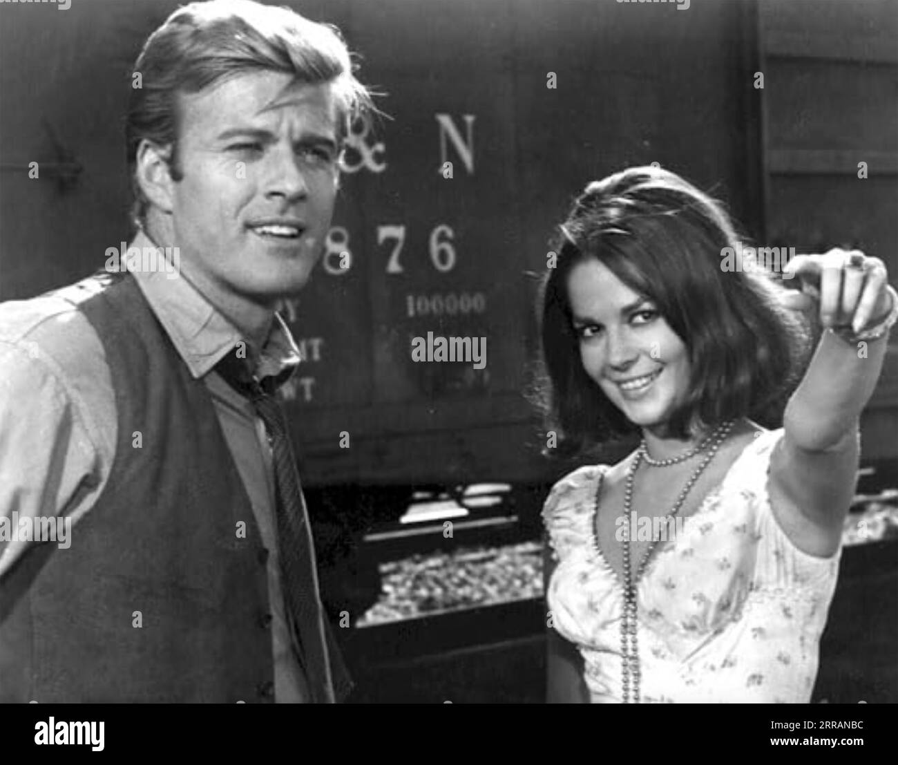 INSIDE DAISY CLOVER 1965 Warner Bros. Film con Natalie Wood e Robert Redford Foto Stock