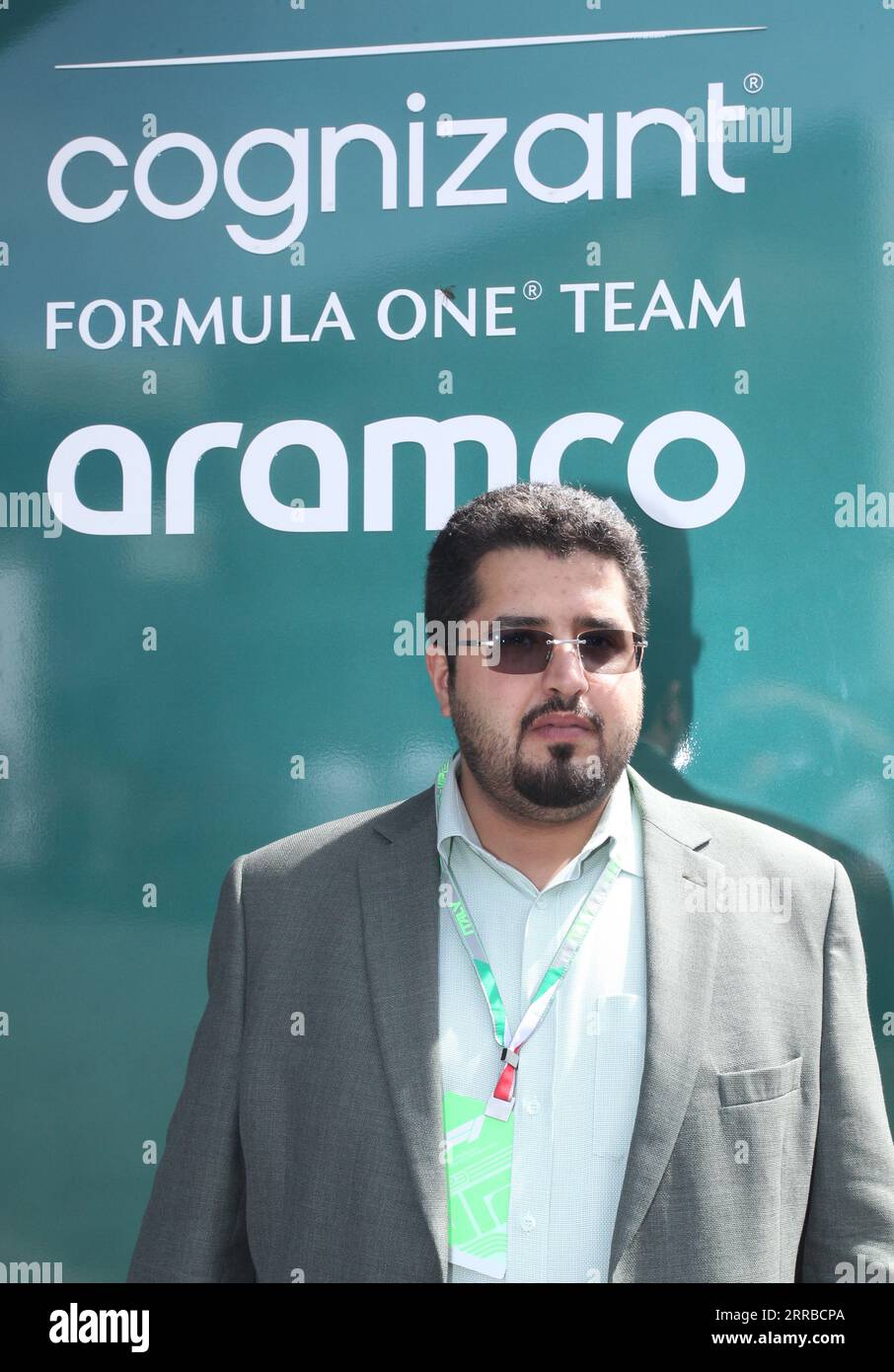 Monza, Italia. 3 settembre 2023. MONZA, Italia, 3. Settembre 2023; Ministero degli investimenti dell'Arabia Saudita, Capo di Stato maggiore Abdulhakeem F. ALSHEHRI nel paddock di Formula 1 nel Parco di Monza, autodromo, Formula 1, F1, Gran Premio d'Italia, Grosser Preis von Italien, GP d'Italie, Motorsport, gara, Formel1, Honorarpflichtiges foto, fee liable image, Copyright © Arthur THILL/ATP Images (THILL Arthur/ATP/SPP) credito: SPP Sport Press Photo. /Alamy Live News Foto Stock