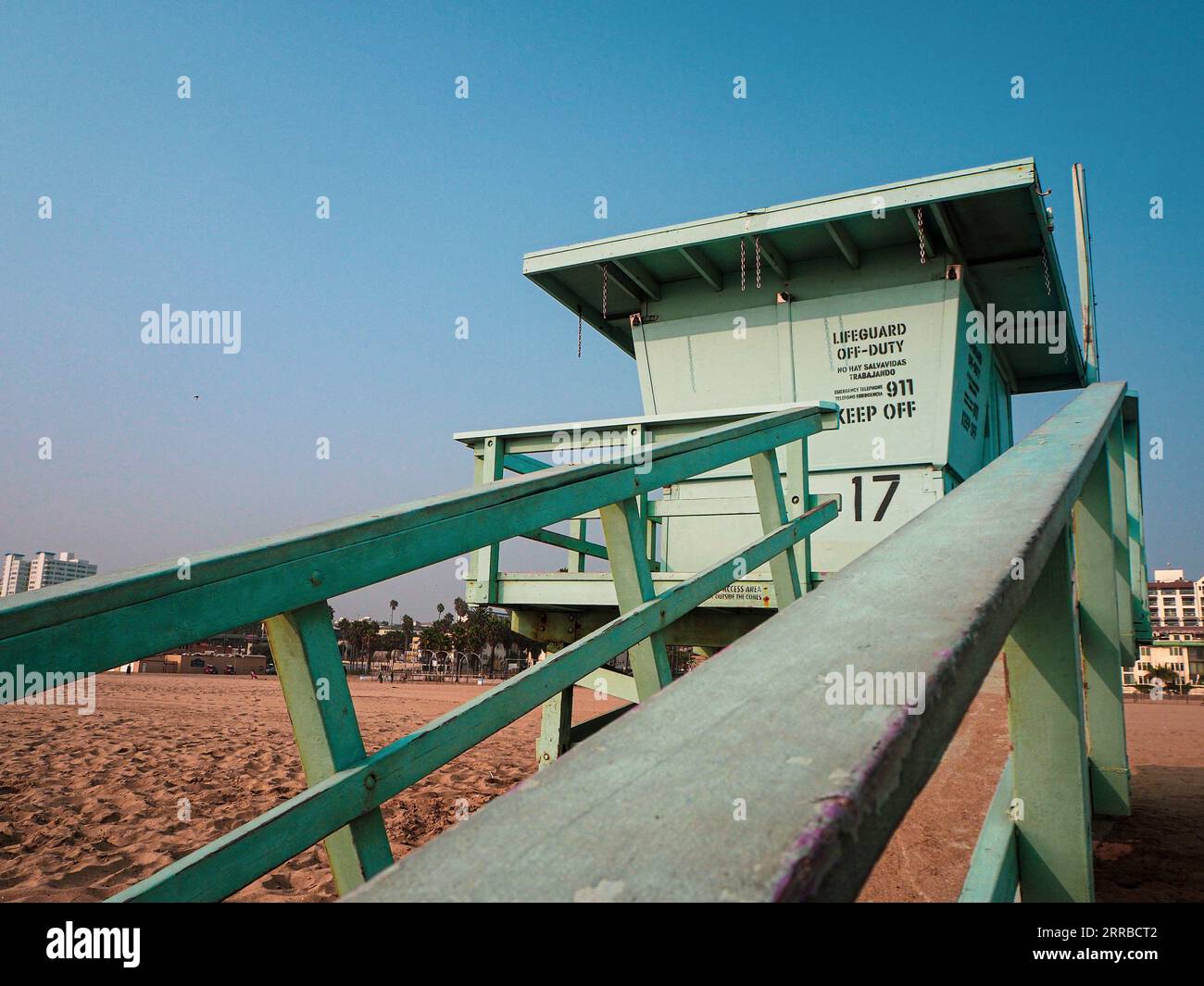 Fotografie scattate a Los Angeles. Fotografie di strada per mostrare la bellezza delle cose semplici e la spiaggia di Santa Monica. Foto Stock