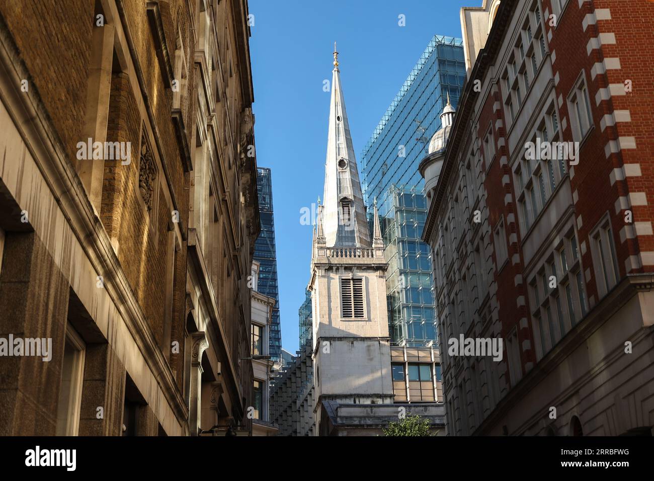 Edifici alti a Londra, Inghilterra Foto Stock