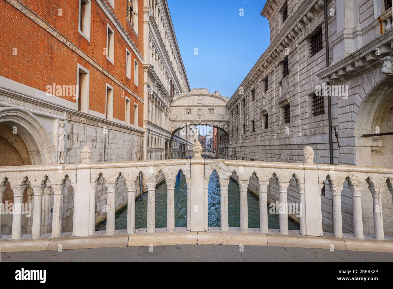 Ponte dei Sospiri a Venezia. Foto Stock