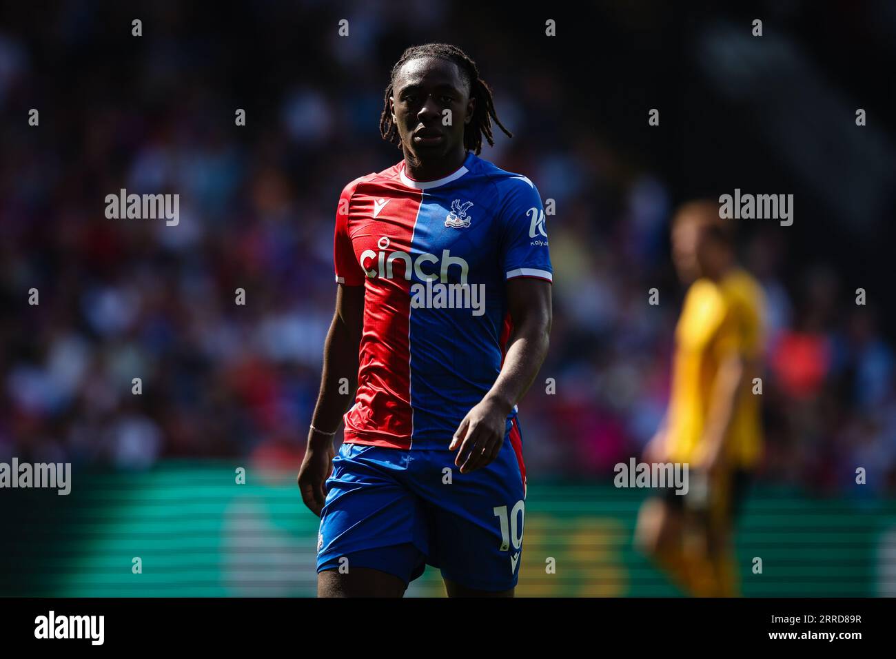 LONDRA, Regno Unito - 3 settembre 2023: L'Eberechi Eze del Crystal Palace si presenta durante la partita di Premier League tra Crystal Palace F.C. e Wolverhampton Wand Foto Stock
