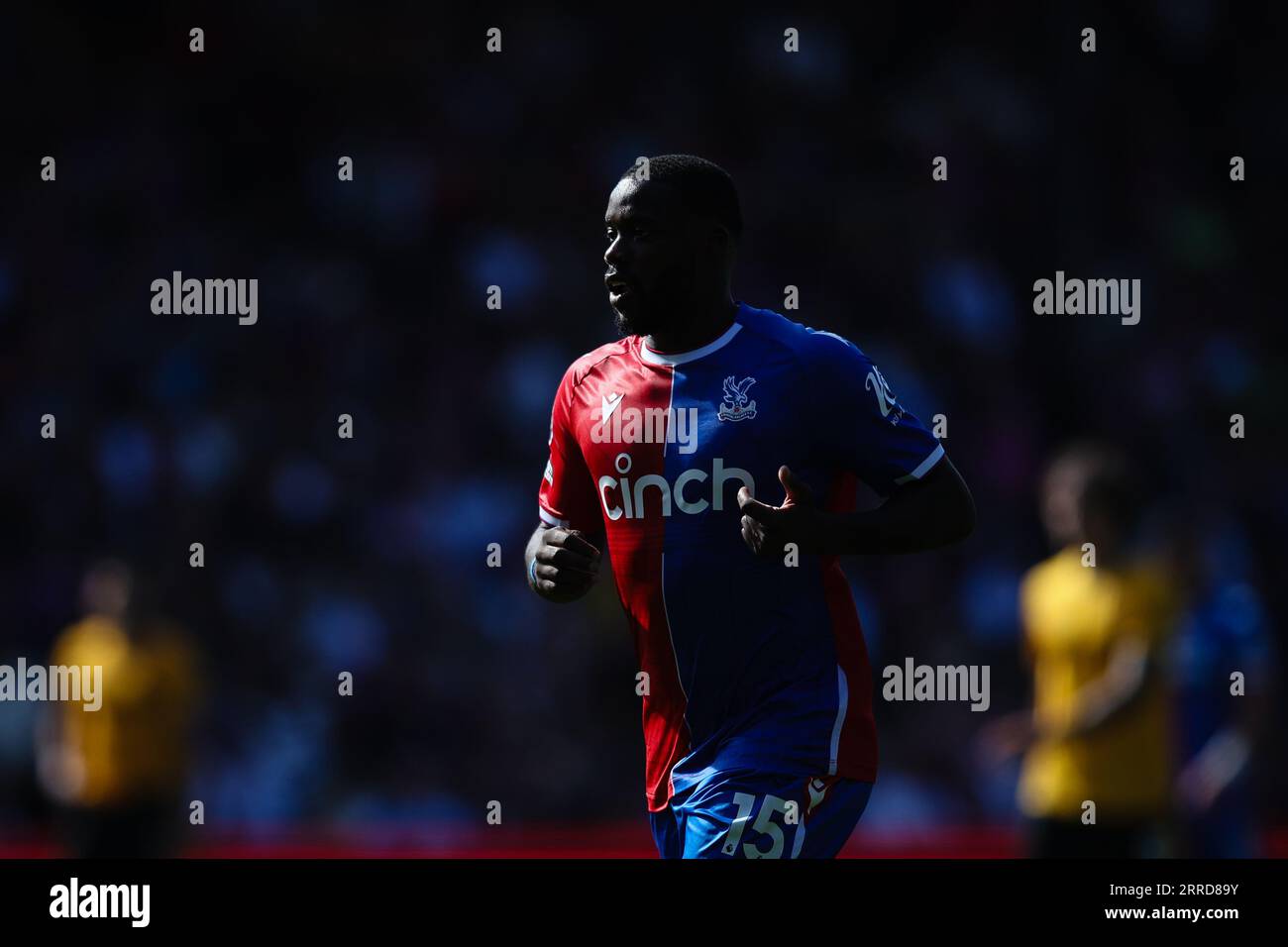 LONDON, UK - 3 settembre 2023: Jeffrey Schlupp del Crystal Palace durante la partita di Premier League tra Crystal Palace F.C. e Wolverhampton Wanderers Foto Stock