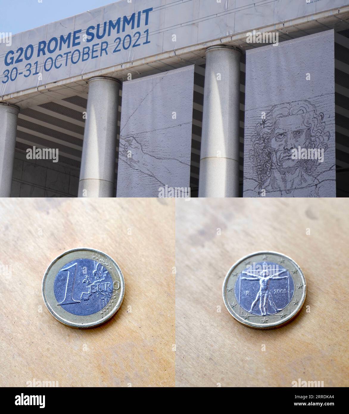Moneta da 1 euro fronte e retro immagini e fotografie stock ad alta  risoluzione - Alamy