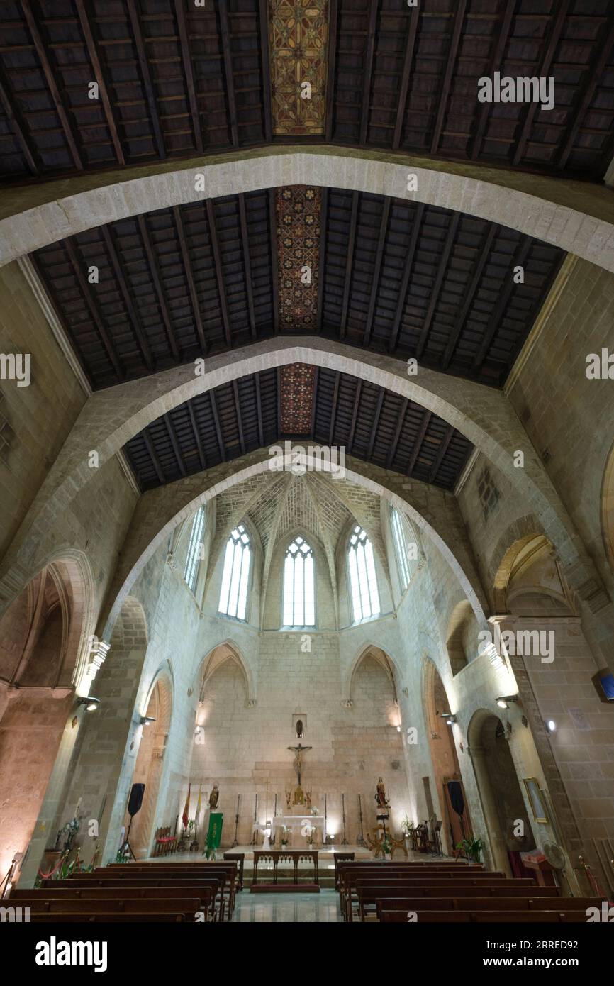 Chiesa Monastero di Santa Margarita, centro di storia e cultura militare delle baleari, Palma, Maiorca, Isole Baleari, Spagna. Foto Stock