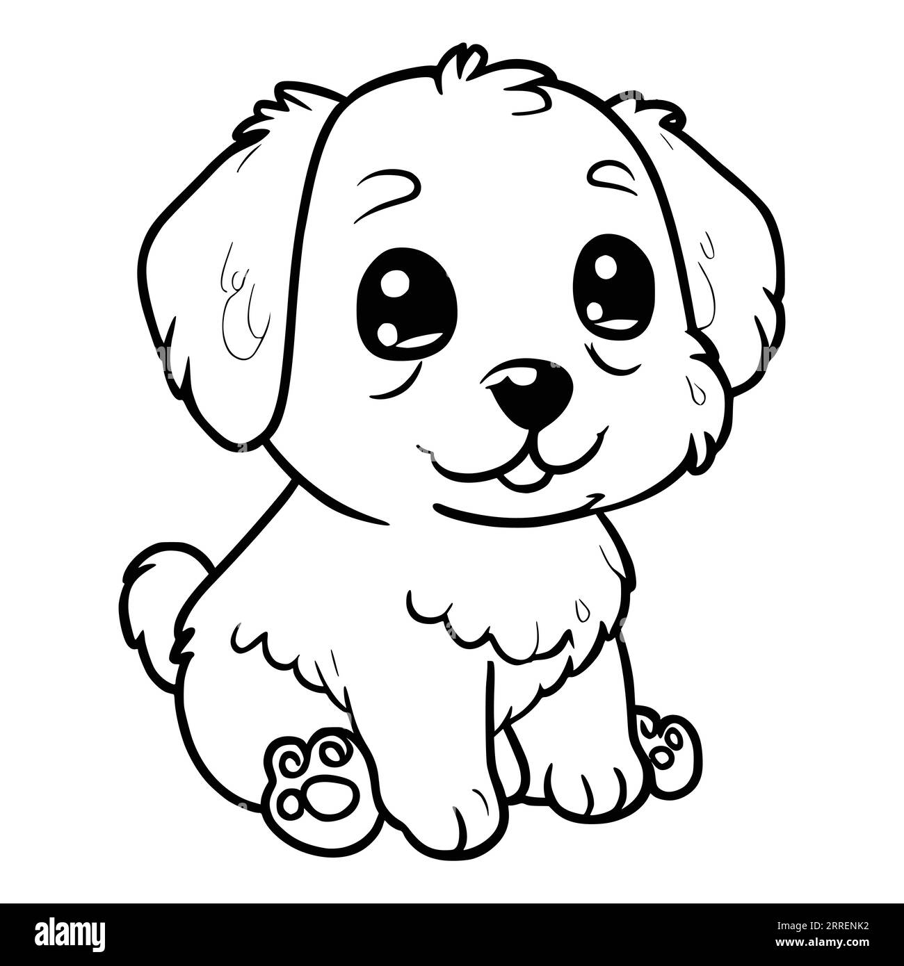 Disegni da colorare di cuccioli stampabili per adulti immagini e fotografie  stock ad alta risoluzione - Alamy